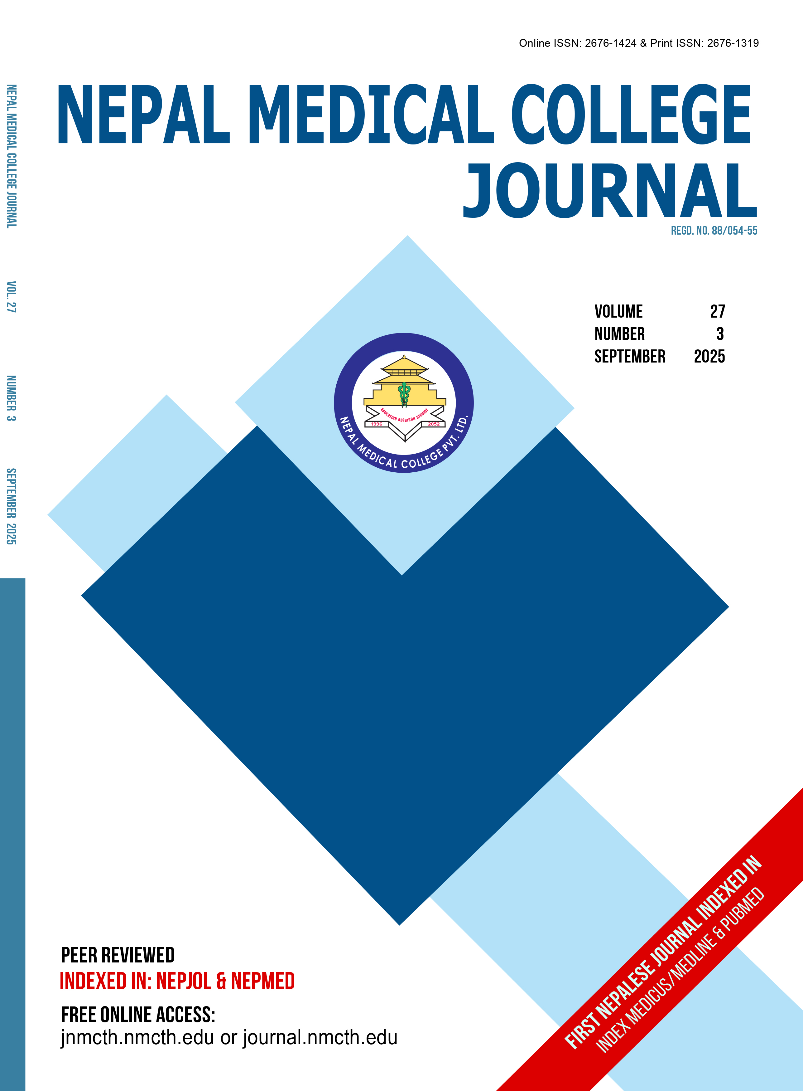 Front Cover page of Nepal Medical College Journal